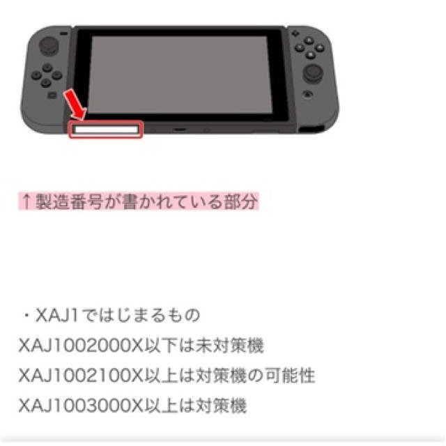 【超激レア/発売初日購入/超美品】ニンテンドースイッチ 本体 未対策機