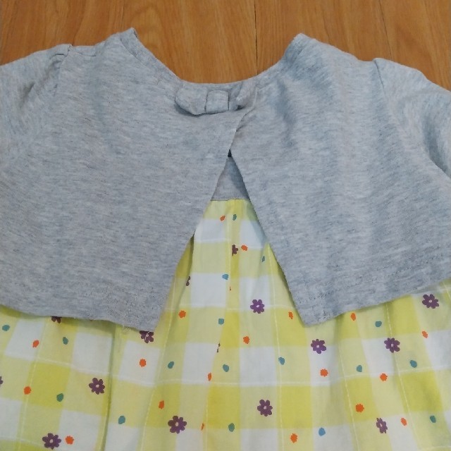 3can4on(サンカンシオン)のワンピース100センチ キッズ/ベビー/マタニティのキッズ服女の子用(90cm~)(ワンピース)の商品写真