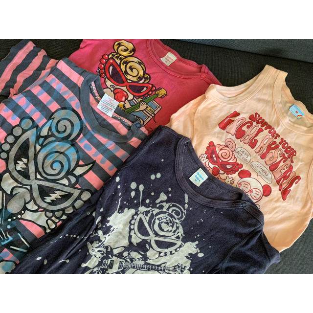 HYSTERIC MINI(ヒステリックミニ)のヒステリックミニ　ヒスミニ　Tシャツ　タンクトップ　4点セット キッズ/ベビー/マタニティのキッズ服男の子用(90cm~)(Tシャツ/カットソー)の商品写真