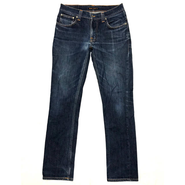 Nudie Jeans(ヌーディジーンズ)のヌーディー Nudie 濃紺 シンフィン ストレッチ サイズ32 約78cm メンズのパンツ(デニム/ジーンズ)の商品写真