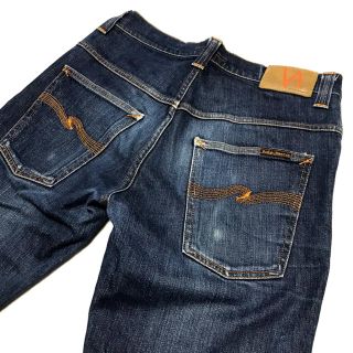 ヌーディジーンズ(Nudie Jeans)のヌーディー Nudie 濃紺 シンフィン ストレッチ サイズ32 約78cm(デニム/ジーンズ)