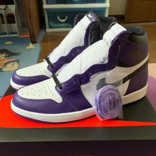 ナイキ(NIKE)のNike air jordan 1 court purple 30cm (スニーカー)