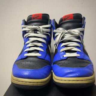 ナイキ(NIKE)の'08 NIKE  DUNK HIGH 　“クラックド・レザー”モデル(スニーカー)