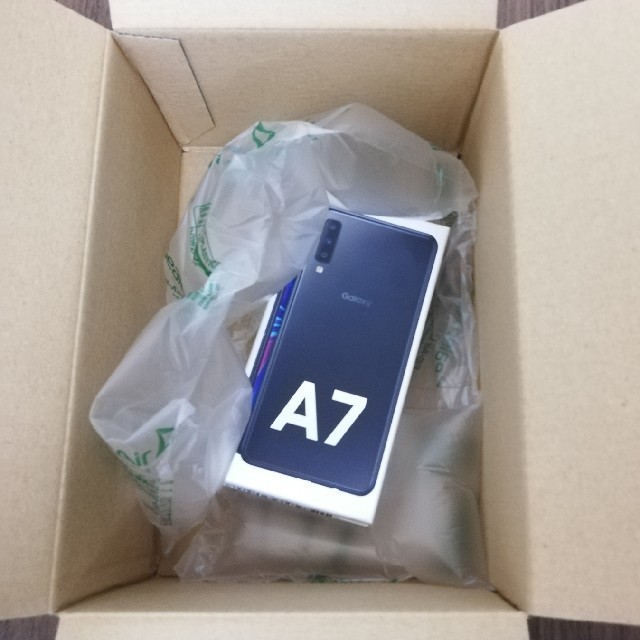 シムフリースマホ Galaxy A7 Black　新品未使用未開封品