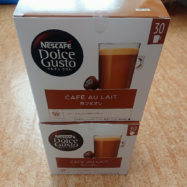 Nestle(ネスレ)のネスカフェ ドルチェグスト カプセル 【カフェオレ】 食品/飲料/酒の飲料(コーヒー)の商品写真