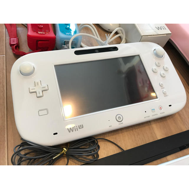 Wii U セット バランスボード コントローラ×3 ヌンチャク×2 ソフト