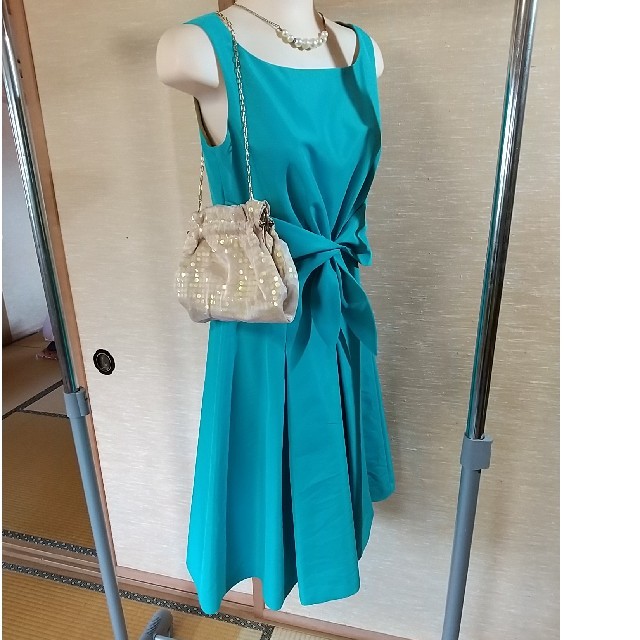 Sybilla(シビラ)のちび様専用 シビラ ドレス  cherBourバッグ ネックレス 三点セット レディースのフォーマル/ドレス(ミディアムドレス)の商品写真