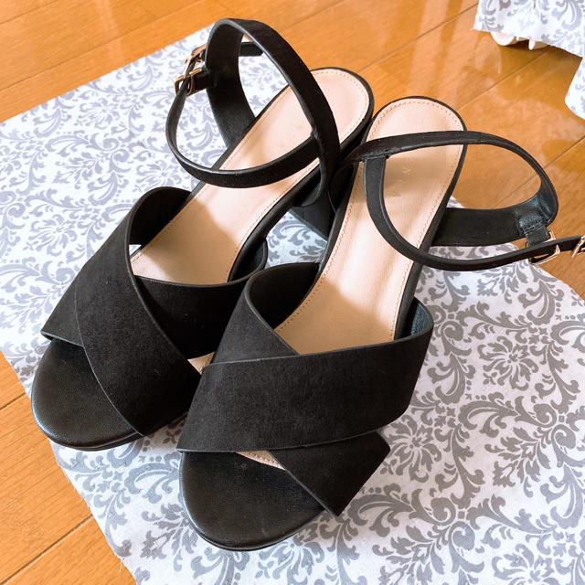 RANDA(ランダ)のrandaサンダル黒 レディースの靴/シューズ(サンダル)の商品写真