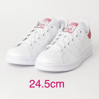 アディダス(adidas)のadidasオリジナルス★スタンスミス　ホワイト×ピンク　24.5cm(スニーカー)