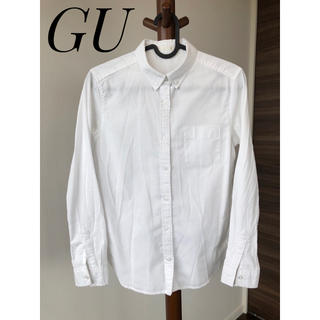 ジーユー(GU)の☆値下げ【GU】シャツ　白シャツ　ボタンダウンシャツ(シャツ/ブラウス(長袖/七分))