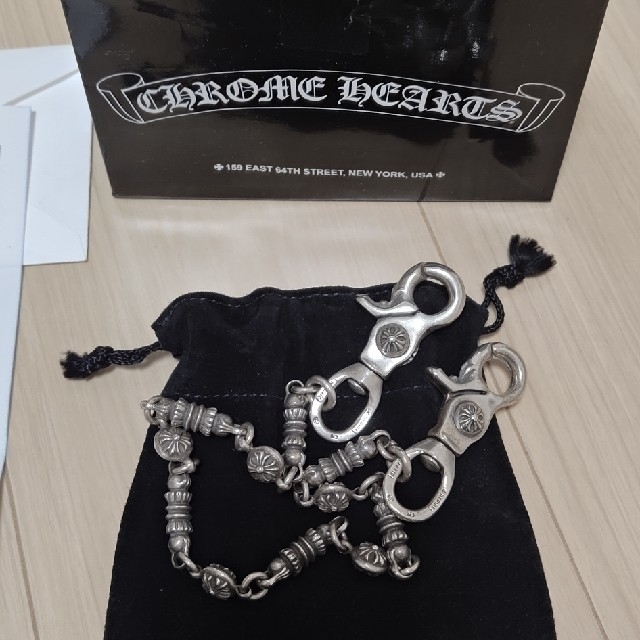 Chrome Hearts(クロムハーツ)の【なおき様お取置】 Barrel and Ball 2Clips メンズのファッション小物(ウォレットチェーン)の商品写真