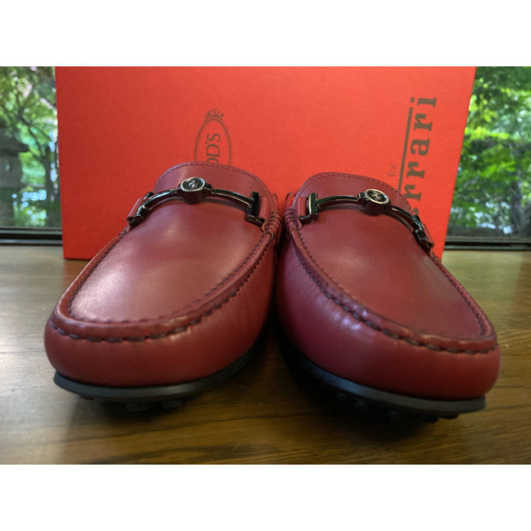 春物がお買い得週末限定SALE 新品 TOD´S for Ferrari シティ ゴンミーニ ビットローファー