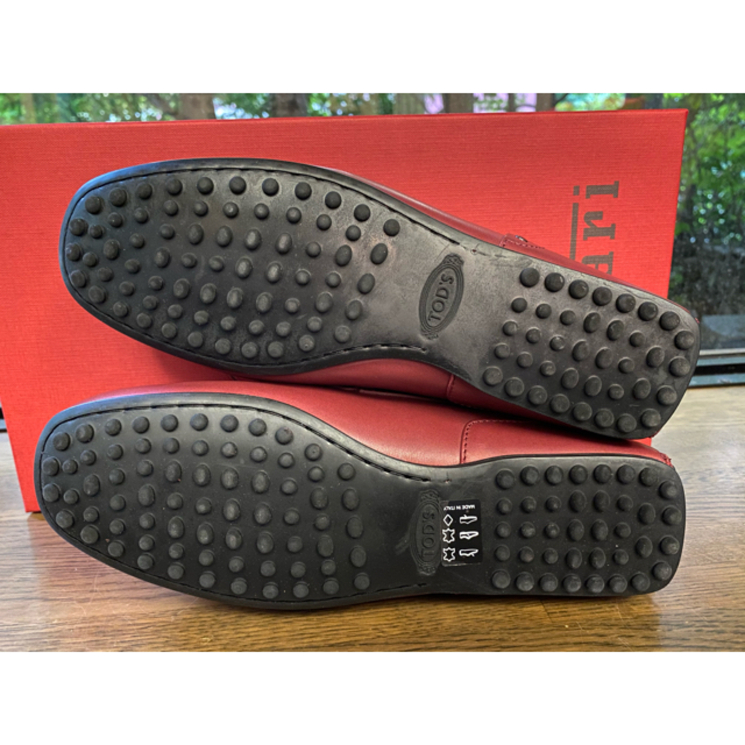 春物がお買い得週末限定SALE 新品 TOD´S for Ferrari シティ ゴンミーニ ビットローファー