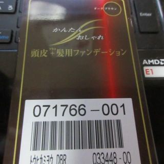 値下げ☆かんたんおしゃれ☆頭皮＋髪用ファンデーション☆白髪隠し☆新品未使用(ヘアケア)