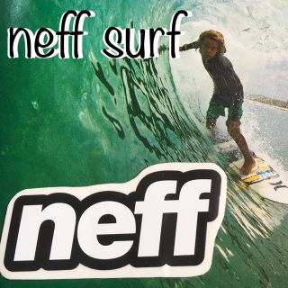 ネフ(Neff)のNEFFネフヘッドウエアUS限定非売品BOXクリアベースロゴステッカー(サーフィン)