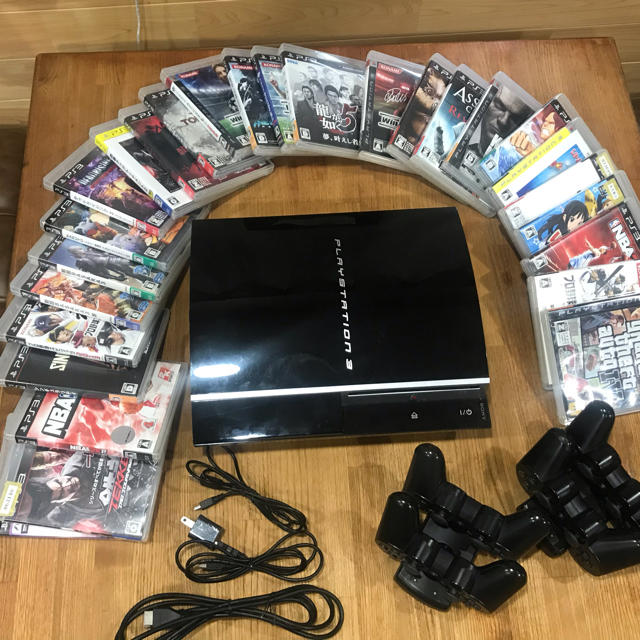 ps3 本体、コントローラー、ソフト　まとめ売り