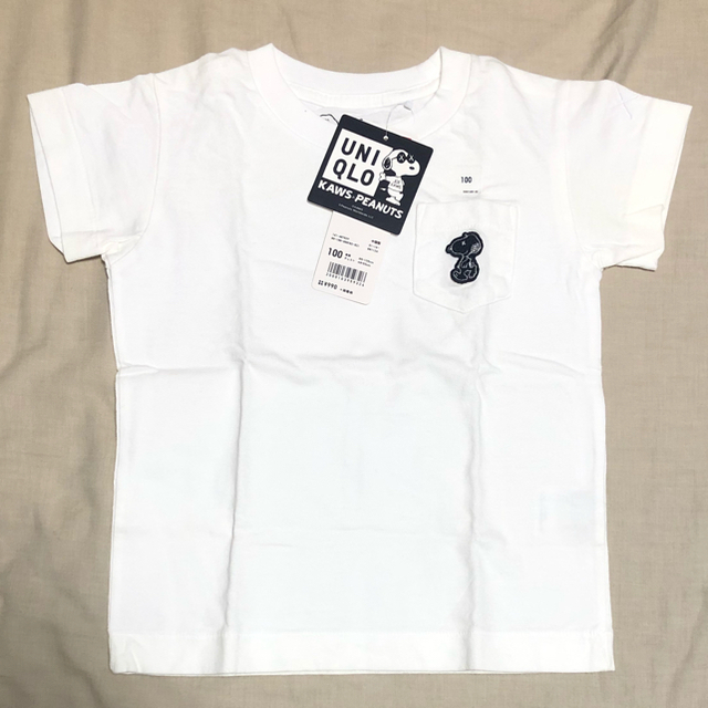 UNIQLO(ユニクロ)のUNIQLO×KAWS×PEANUTS SNOOPY KidsT　3枚セット キッズ/ベビー/マタニティのキッズ服男の子用(90cm~)(Tシャツ/カットソー)の商品写真