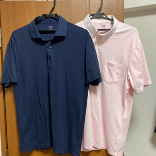 ユニクロ(UNIQLO)のメンズポロシャツ ユニクロ エアリズム 2枚セット(ポロシャツ)