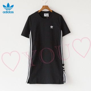 アディダス(adidas)の1点限定☆値下げ不可☆完売激レア☆新品タグ付☆アディダス☆Tシャツワンピース(ミニワンピース)