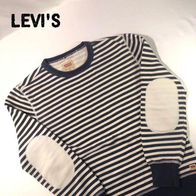 Levi's(リーバイス)のリーバイス ボーダー ロングT ネイビー ホワイト S メンズのトップス(Tシャツ/カットソー(七分/長袖))の商品写真