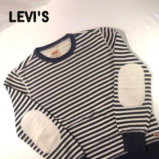 リーバイス(Levi's)のリーバイス ボーダー ロングT ネイビー ホワイト S(Tシャツ/カットソー(七分/長袖))