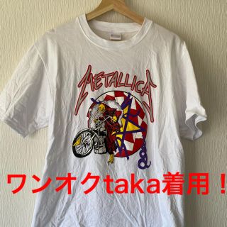 ワンオクロック(ONE OK ROCK)の【ワンオクtaka着用】METALLICA Tシャツ(ミュージシャン)