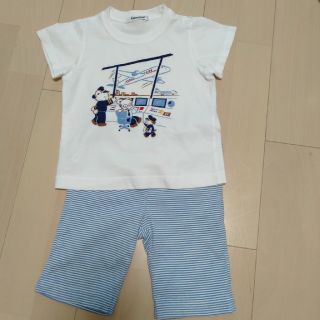 ファミリア(familiar)のFamiliar☆美品　Tシャツハーフパンツセット　男の子100cm(Tシャツ/カットソー)