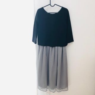 美品　ANGELIEBE マタニティ授乳ワンピース　M〜L(マタニティワンピース)