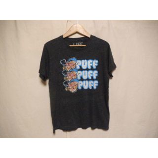 POPEYEポパイプリントTシャツMADE IN USA霜降り柄サイズXL(Tシャツ/カットソー(半袖/袖なし))