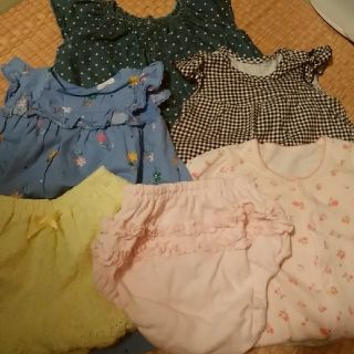 ベビーギャップ(babyGAP)のベビー女の子　60~70サイズ　6点セット(ワンピース)