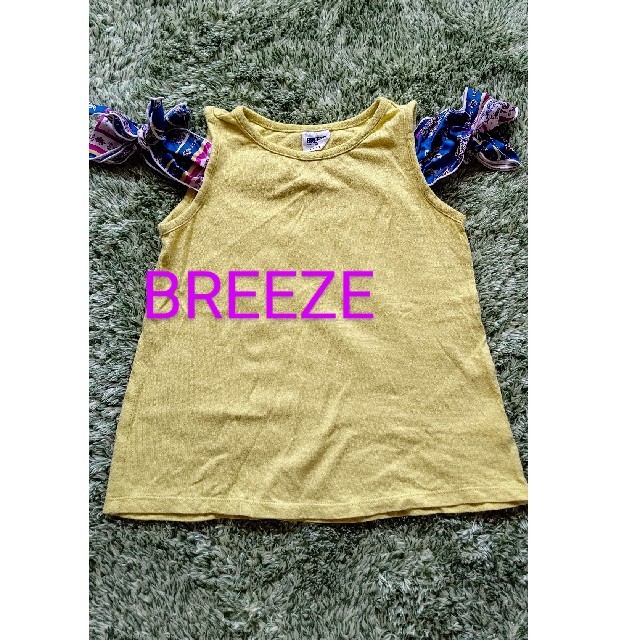 BREEZE(ブリーズ)のBREEZE 110cm 肩空きTシャツ キッズ/ベビー/マタニティのキッズ服女の子用(90cm~)(Tシャツ/カットソー)の商品写真