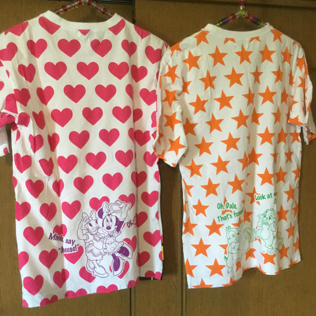 チップ&デール(チップアンドデール)のDisney resort[チップ＆デール　ミニーマウス]Tシャツ　2着売り レディースのトップス(Tシャツ(半袖/袖なし))の商品写真