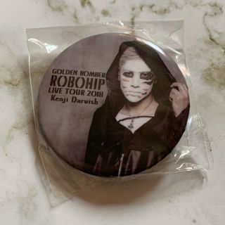 樽美酒研二 グッズ 缶バッジ ロボヒップ ゴールデンボンバー(ミュージシャン)