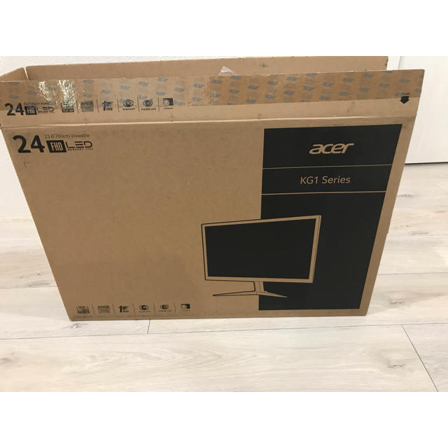 acer ゲーミングモニター　24インチ　KG241Qスマホ/家電/カメラ