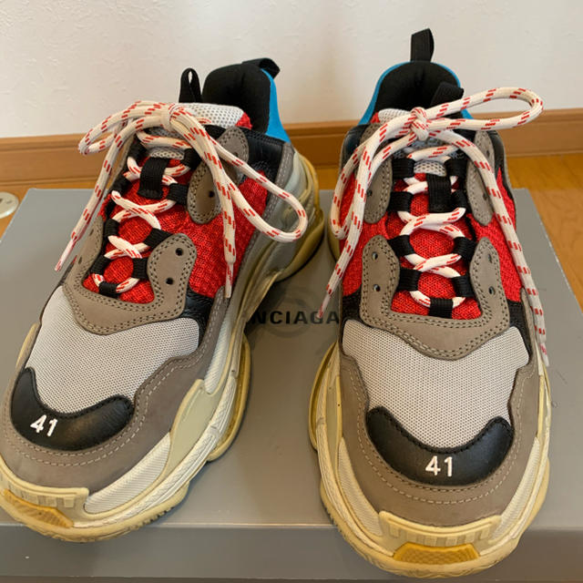 速くおよび自由な BALENCIAGA - Balenciaga triple マルチ 41