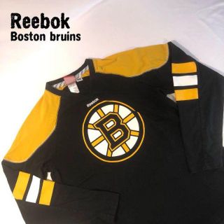 リーボック(Reebok)のUS NHL ホッケー ロンT ボストンブルーインズ Boston bruins(Tシャツ/カットソー(七分/長袖))