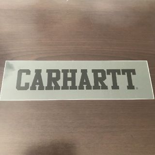 カーハート(carhartt)の(縦6.8cm横24cm)carhartt ステッカー　カーキー✖ブラック(その他)