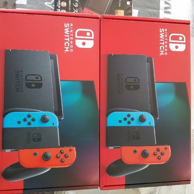 新品未開封　Nintendo switch ネオン　おまけ付き