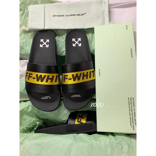 OFF-WHITE(オフホワイト)の新品 SS20【 OFF-WHITE 】 INDUSTRIAL SLIDER メンズの靴/シューズ(サンダル)の商品写真