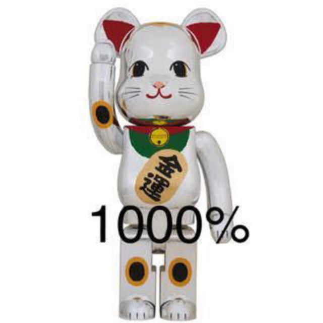 BE@RBRICK 招き猫 銀メッキ 弐 1000％ MCT TOKYOエンタメ/ホビー