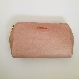 フルラ(Furla)の【未使用】FURLA フルラ ポーチ ピンクベージュ(ポーチ)