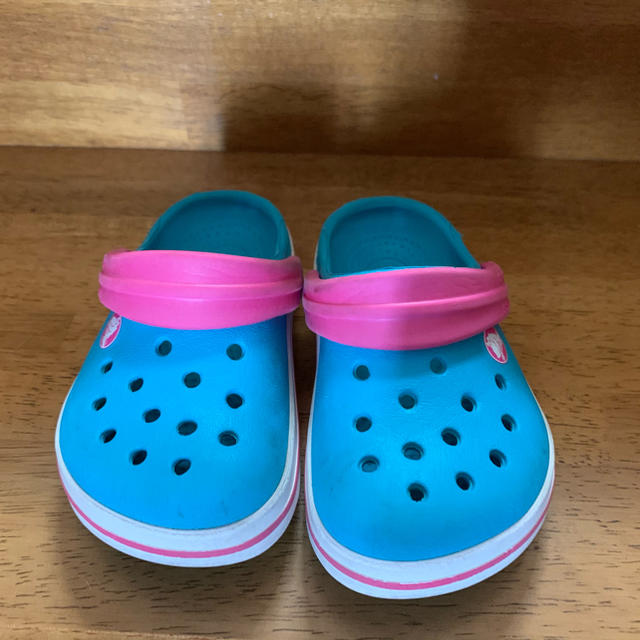 crocs(クロックス)のクロックス　サンダル　ベビー　キッズ キッズ/ベビー/マタニティのベビー靴/シューズ(~14cm)(サンダル)の商品写真