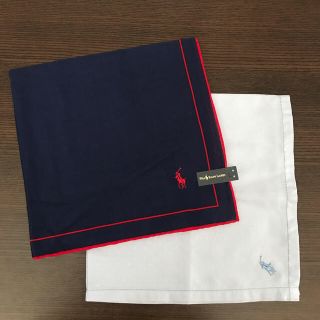 ポロラルフローレン(POLO RALPH LAUREN)のラルフローレン　ハンカチポケットチーフ【未使用】(ハンカチ/ポケットチーフ)