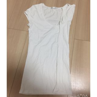 ザラ(ZARA)のZARA ホワイト Tシャツ(Tシャツ(半袖/袖なし))