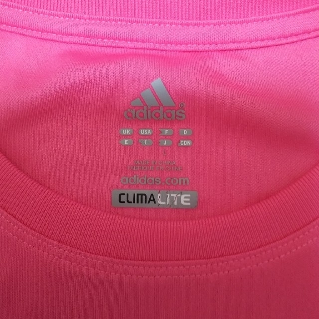adidas(アディダス)のアディダスTシャツL レディースのトップス(Tシャツ(半袖/袖なし))の商品写真