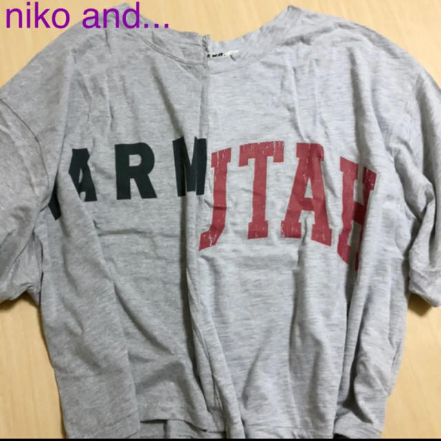 niko and...(ニコアンド)の【美品】niko and... ビッグシルエットTシャツ レディースのトップス(Tシャツ(半袖/袖なし))の商品写真