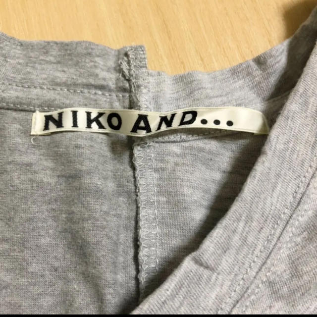 niko and...(ニコアンド)の【美品】niko and... ビッグシルエットTシャツ レディースのトップス(Tシャツ(半袖/袖なし))の商品写真
