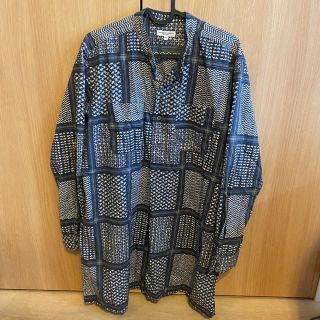 エンジニアードガーメンツ(Engineered Garments)のEngineered Garments バンドカラーシャツ S アフガンプリント(シャツ)