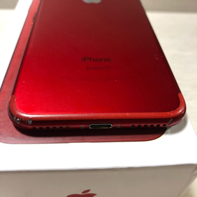 iPhone7 RED 128GB simフリー ジャンク