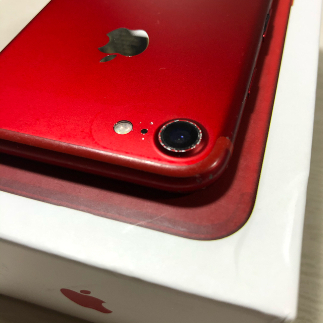 iPhone7 RED 128GB simフリー ジャンク